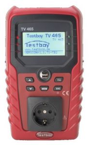 Приборный тестер Testboy TV 465 по стандарту DIN VDE 0701/0702 ― TESTBOY SHOP