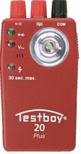 Тестер электропроводности Testboy 20 Plus с защитой от внешнего напряжения ― TESTBOY SHOP
